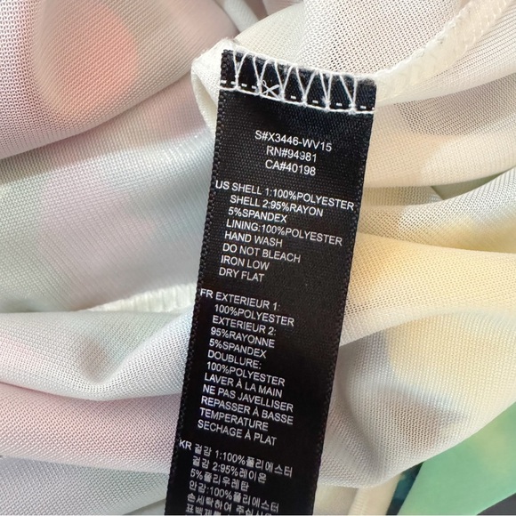 Forever 21 floral sleeveless empire/ metallic waistband dress ❤️ - Picture 7 of 7